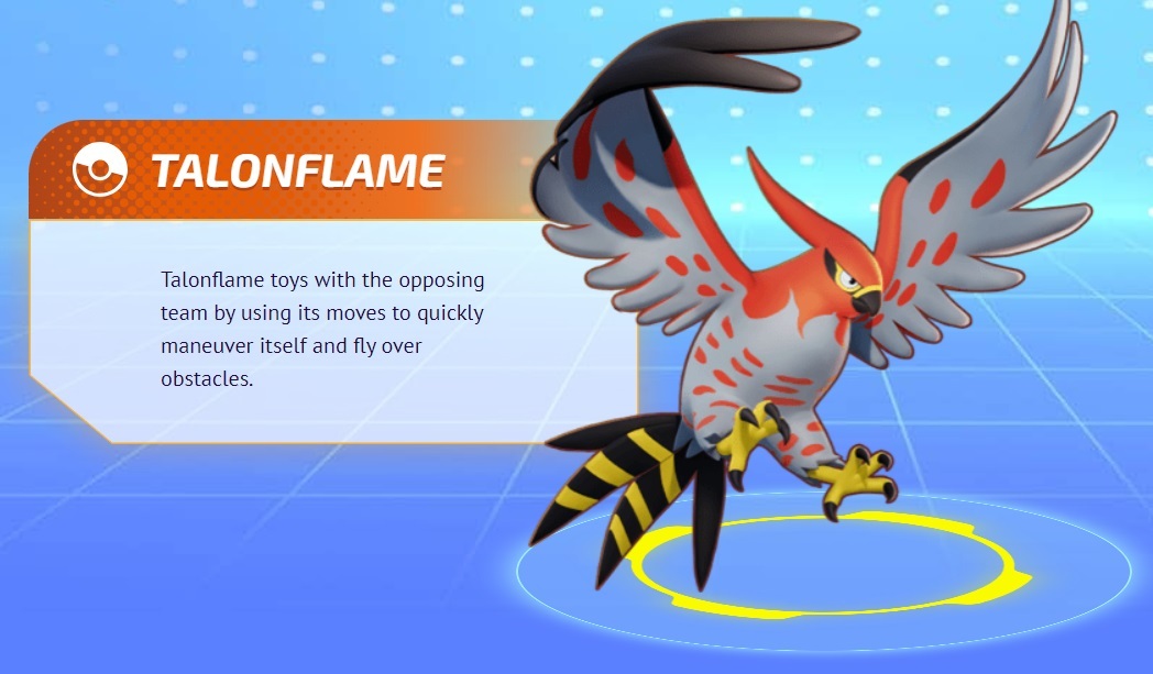 Talonflame guide for Pokémon Unite